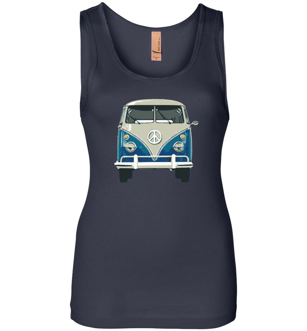 Hippie Van Tank Heyjude Shoppe Women's Tank Midnight Navy S