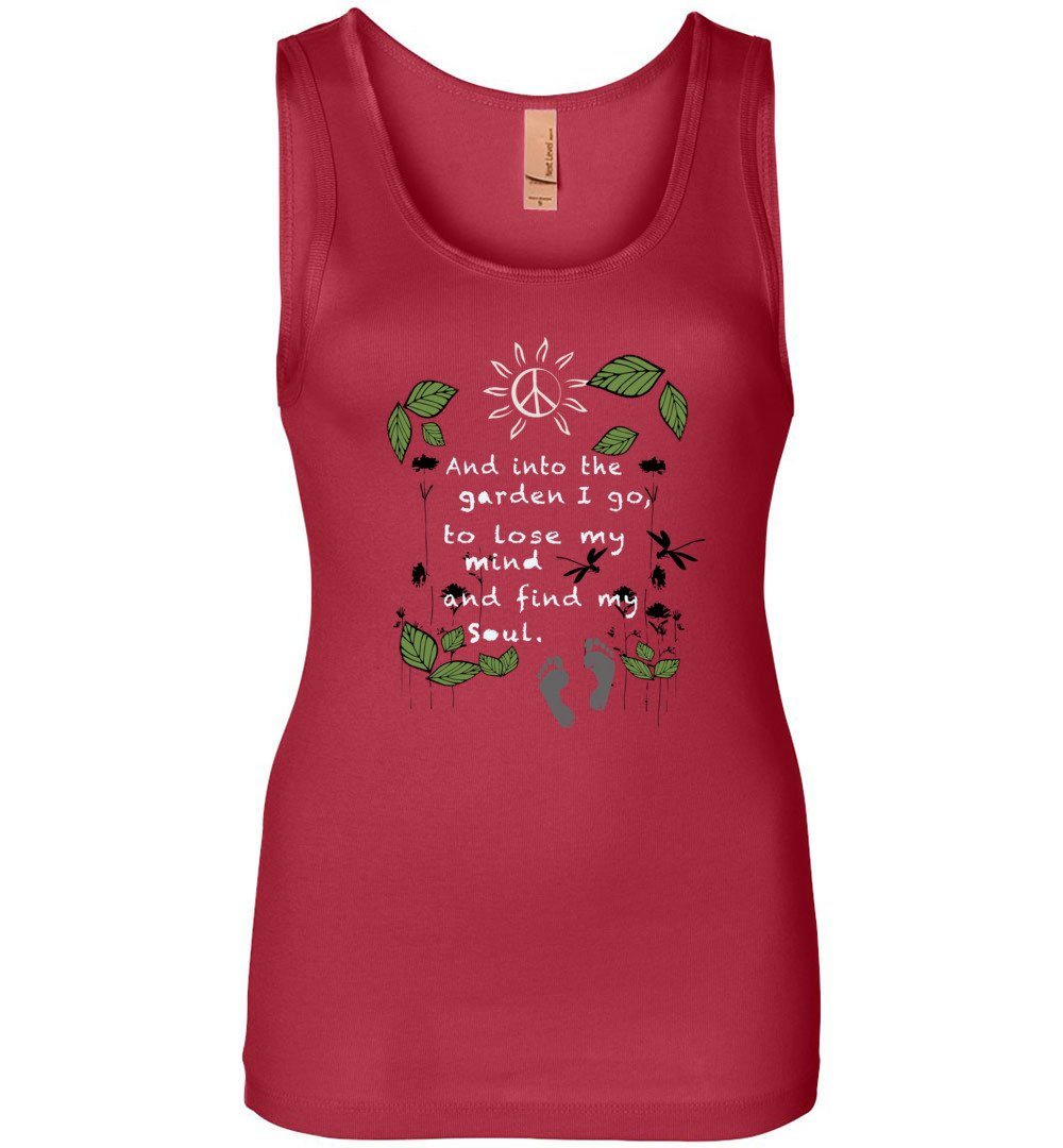 Into The Garden Tank Heyjude Shoppe Tank Top Red S