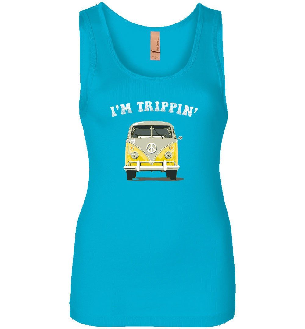 Hippie Van I'm Trippin' Tank Heyjude Shoppe Women's Tank Turquoise S