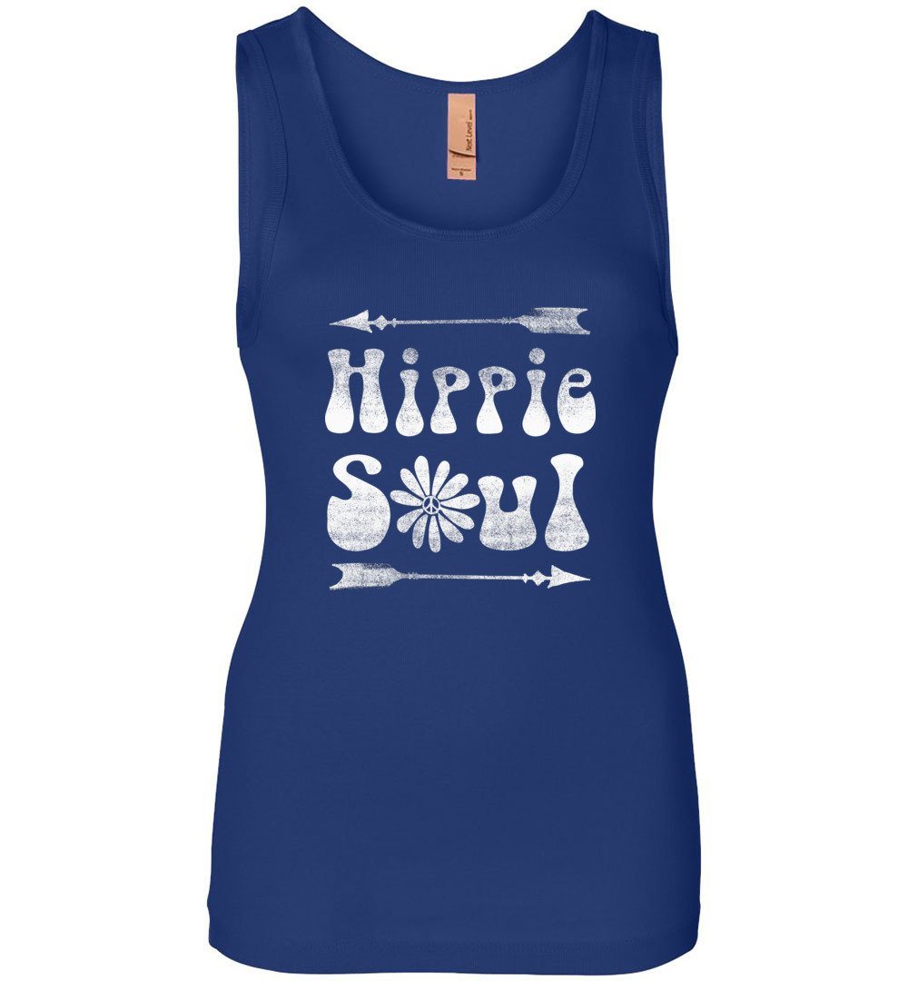 Hippie soul Tank Heyjude Shoppe Royal Blue S