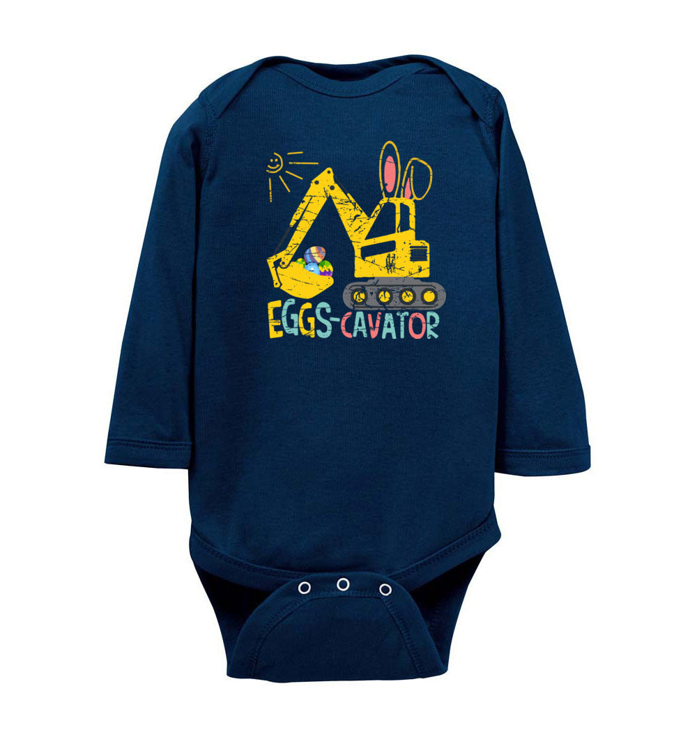 Kids Eggs Cavator Easter Bunny - Infant Bodysuit