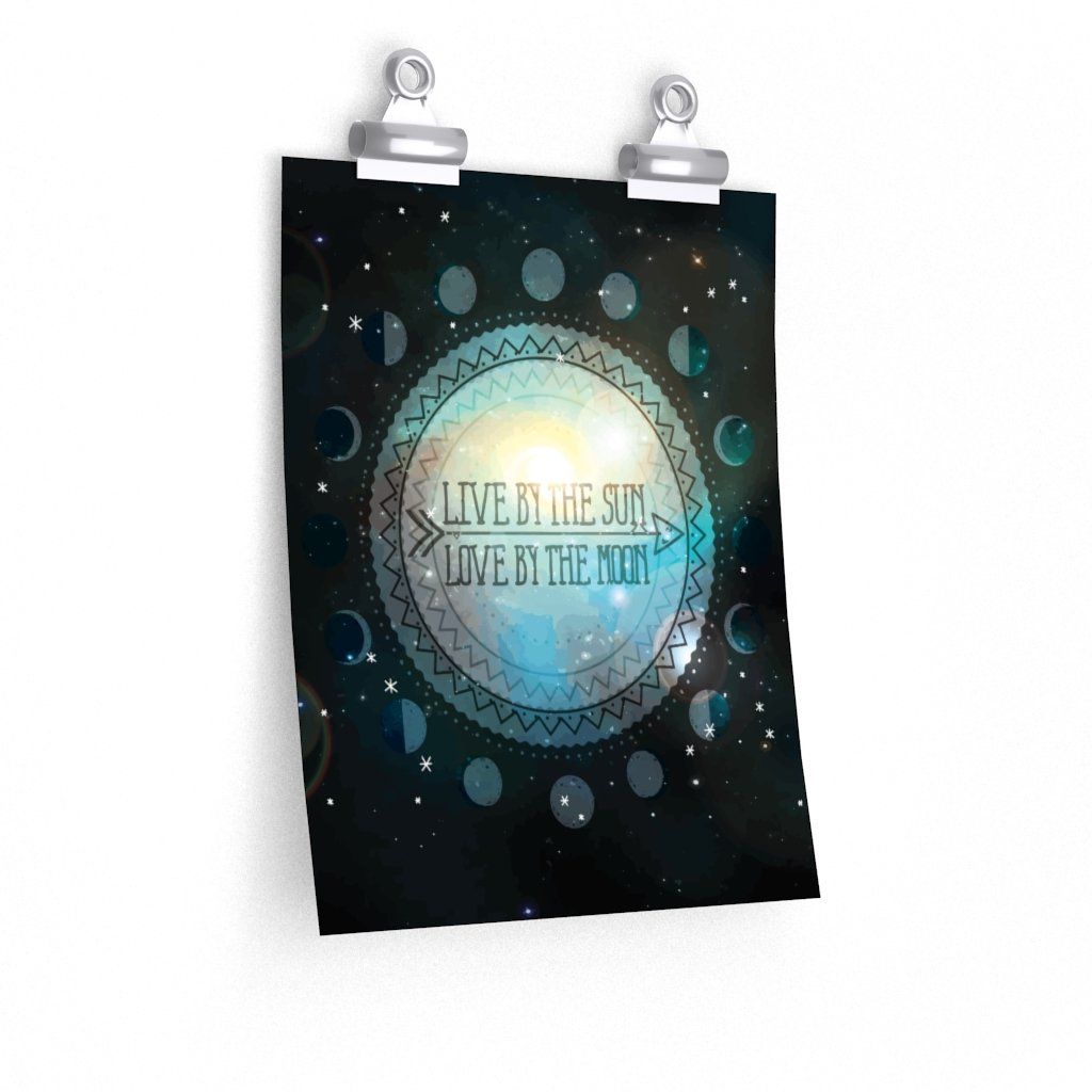 Live By The Sun - Premium Matte vertical posters Poster Printify 9'' Γ 11'' CG matt