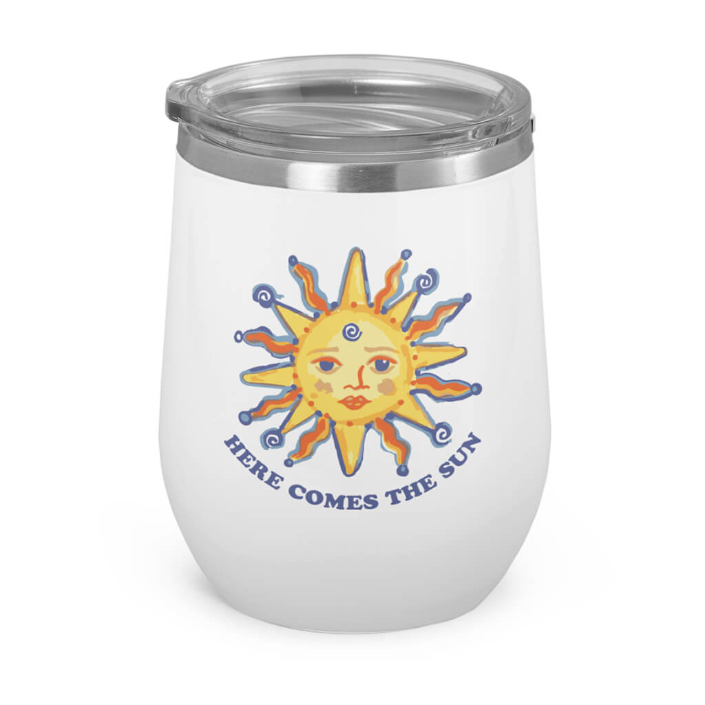 Sunshine- Wine Tumbler