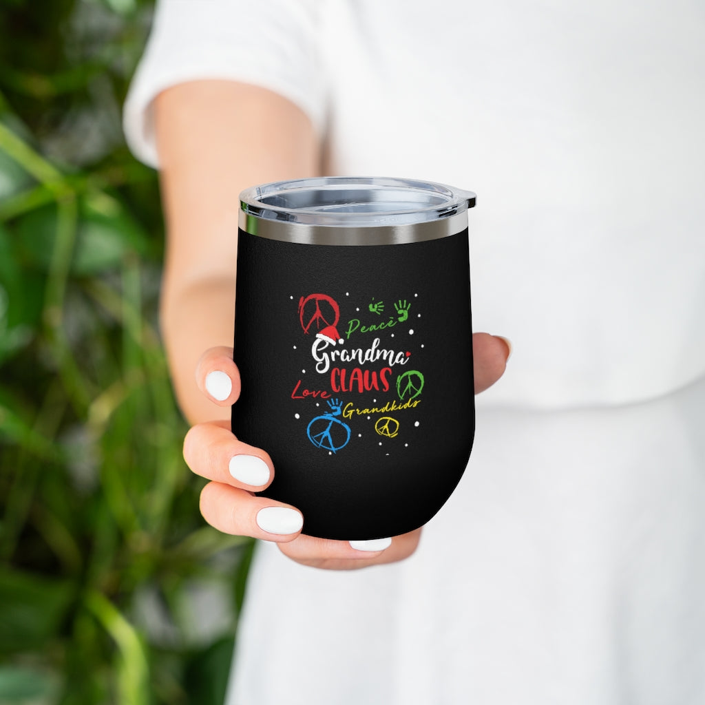 Peace Love- Wine Tumbler
