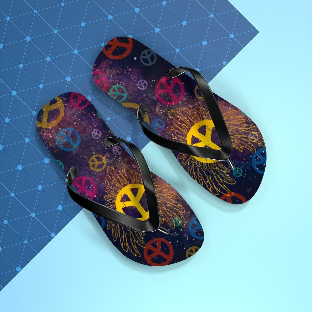 Dream Catcher Unisex Flip-Flops Shoes Printify