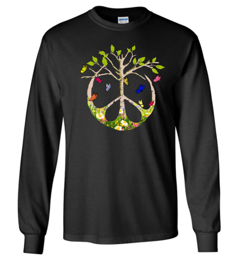 Spring Peace Tree Long Sleeve T-Shirt