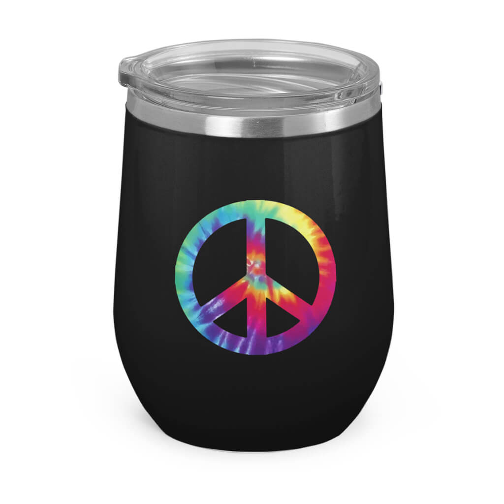 Peace Sign- Wine Tumbler