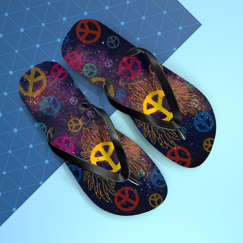 Dream Catcher Unisex Flip-Flops Shoes Printify