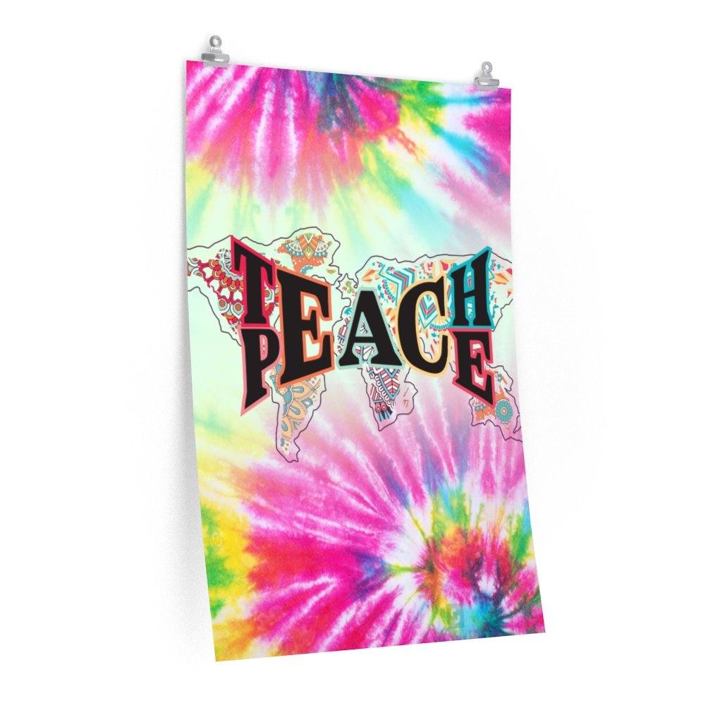 Teach Peace - Premium Matte vertical posters Poster Printify 24″ × 36″ CG matt