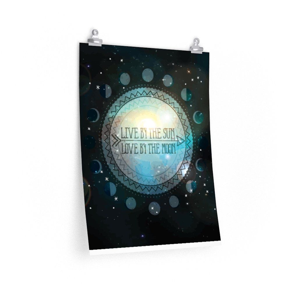 Live By The Sun - Premium Matte vertical posters Poster Printify 18β³ Γ 24β³ CG matt