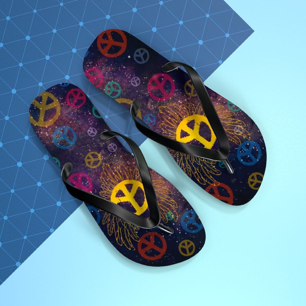 Dream Catcher Unisex Flip-Flops Shoes Printify