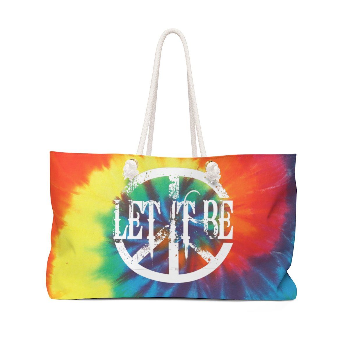 Let It Be Weekender Bag Bags Printify 24x13