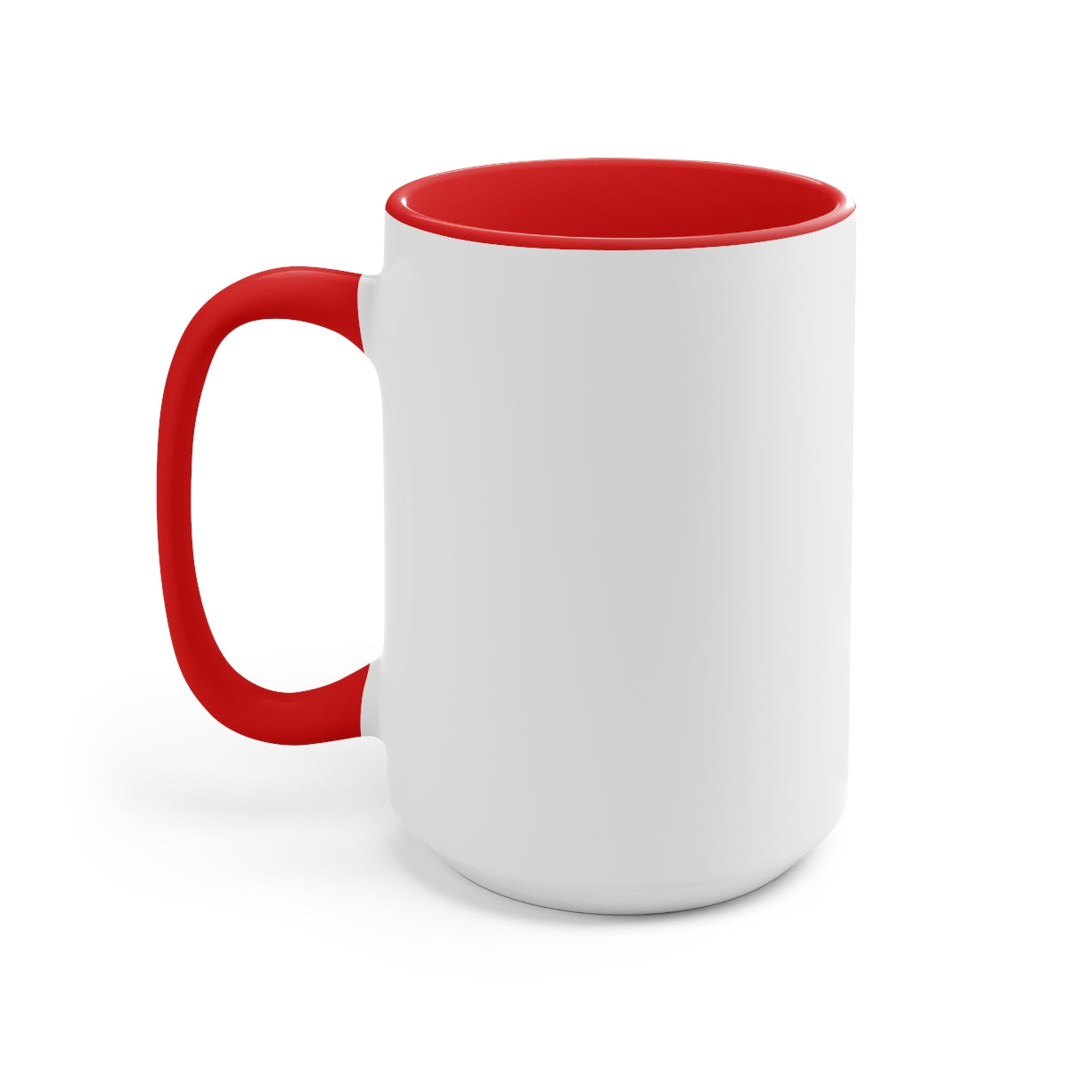 Let It Be Festive Two-Tone Coffee Mugs, 15oz