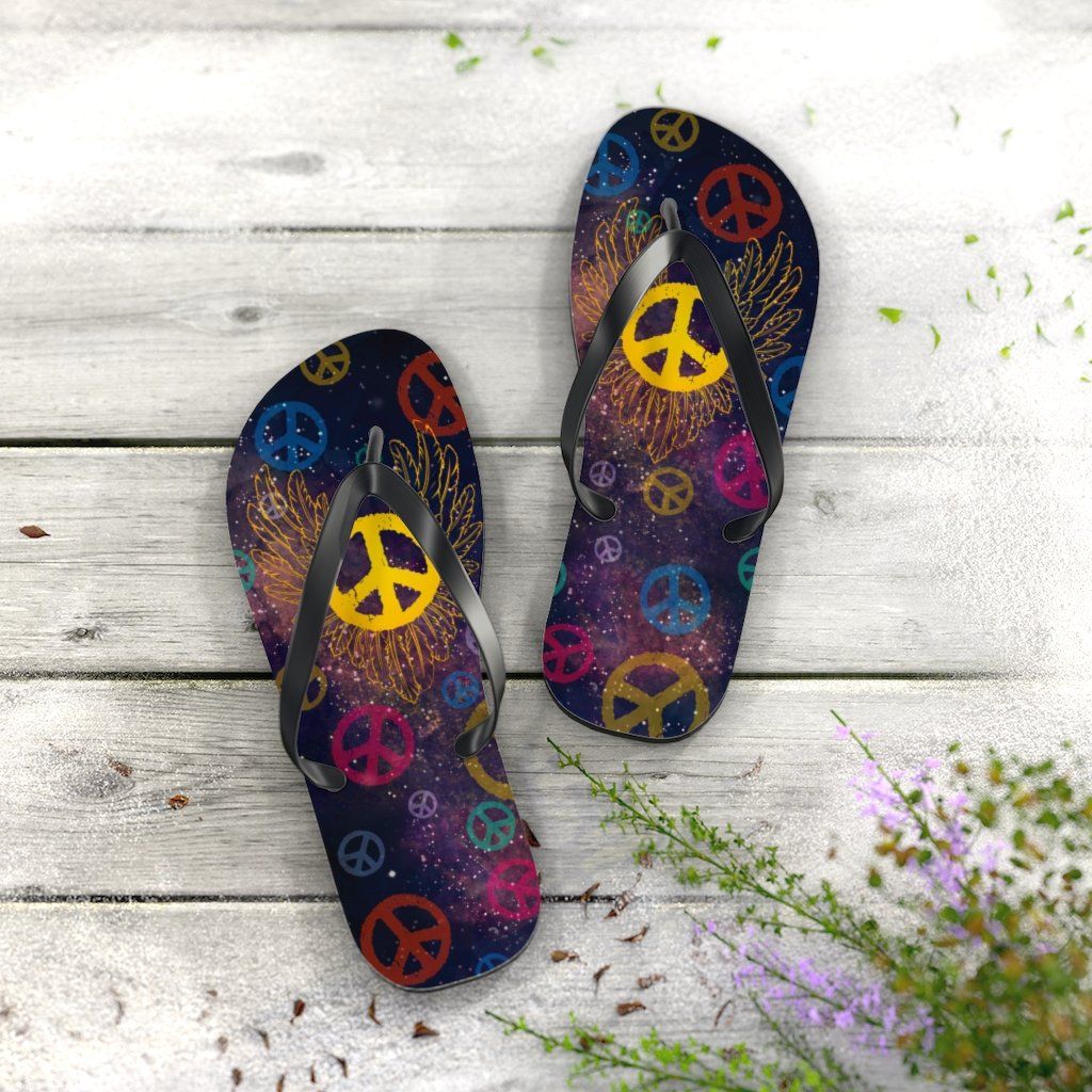 Dream Catcher Unisex Flip-Flops Shoes Printify