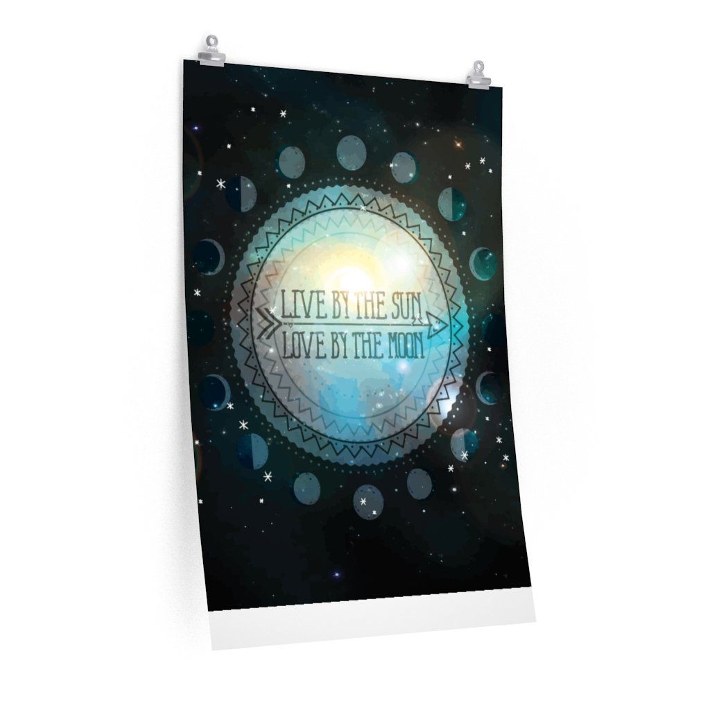 Live By The Sun - Premium Matte vertical posters Poster Printify 24β³ Γ 36β³ CG matt