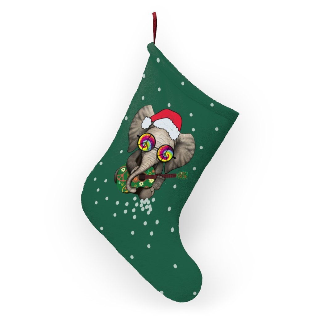 Hippie Elephant - Christmas Stockings Home Decor Printify