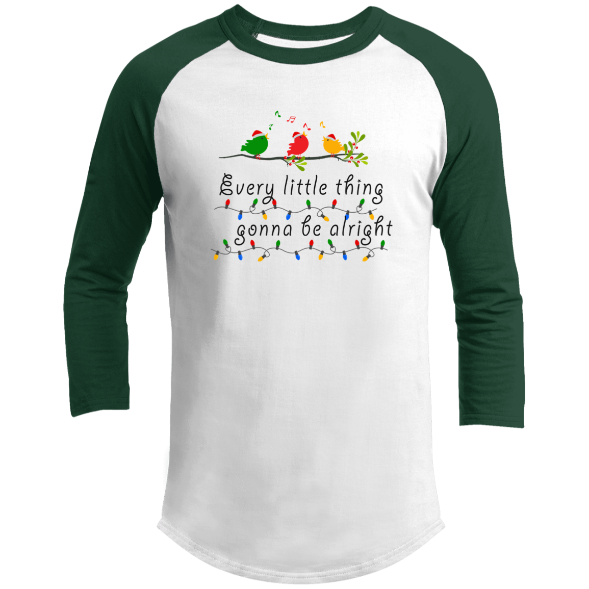 Little Birds 3/4 Raglan Sleeve Shirt