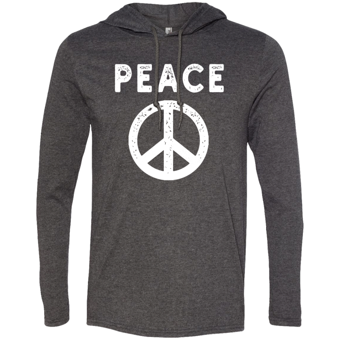 Peace Sign LS T-Shirt Hoodie