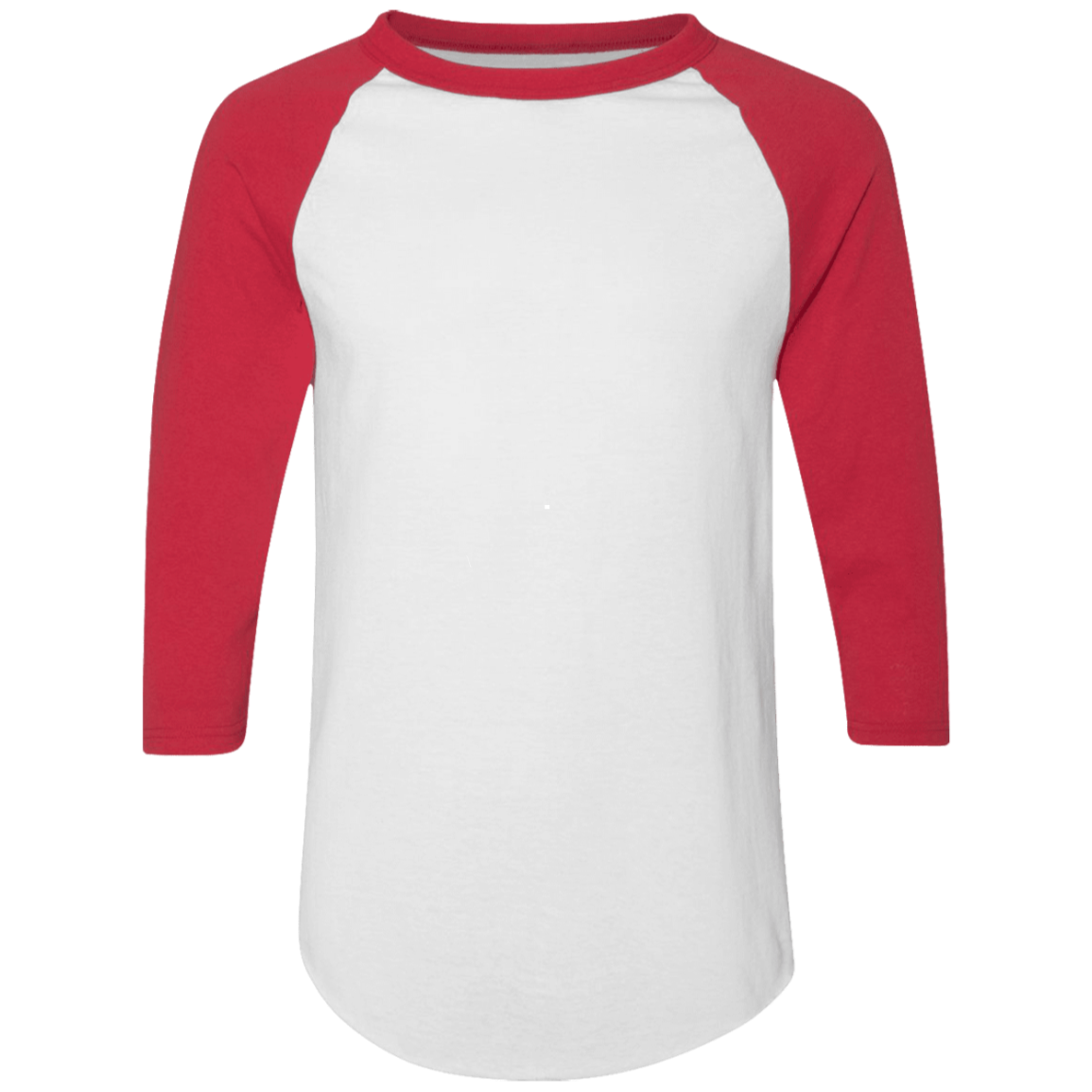Customizable 3/4 Sleeve Raglan Holiday T-shirts