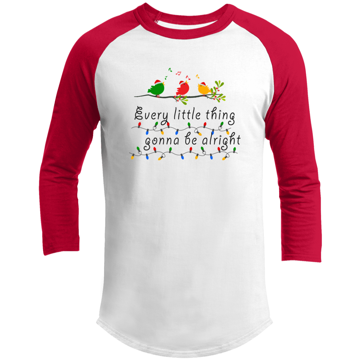 Little Birds 3/4 Raglan Sleeve Shirt
