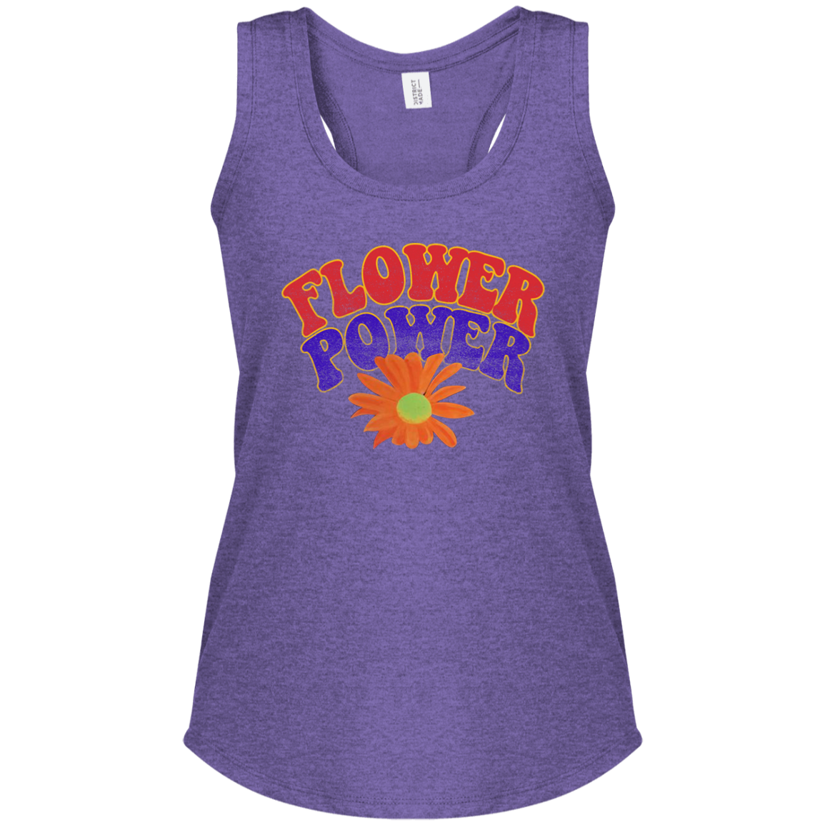 Flower Power Women's Perfect Tri Racerback Tank