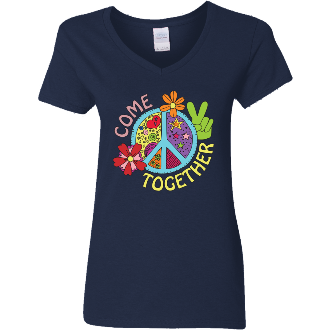 Come Together- V-Neck T-Shirt