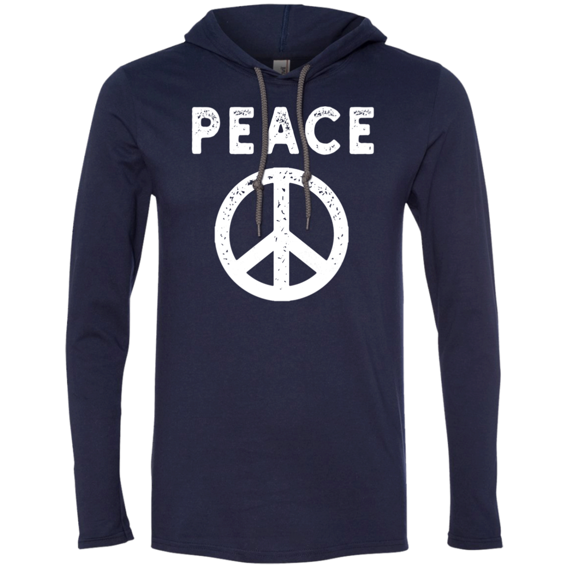 Peace Sign LS T-Shirt Hoodie