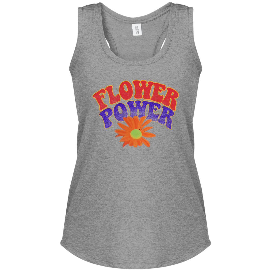 Flower Power Women's Perfect Tri Racerback Tank