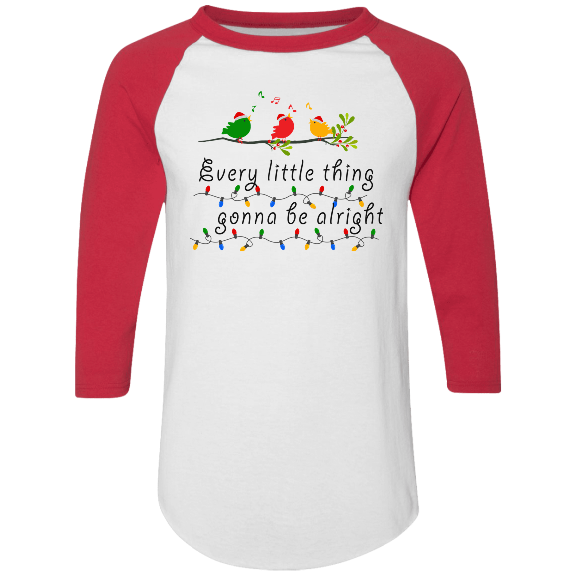 Little Birds 3/4 Sleeve Raglan T-shirts