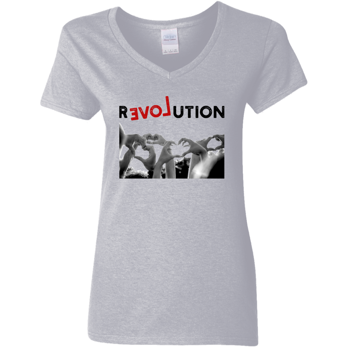 The World Needs More Love- V-Neck T-Shirt