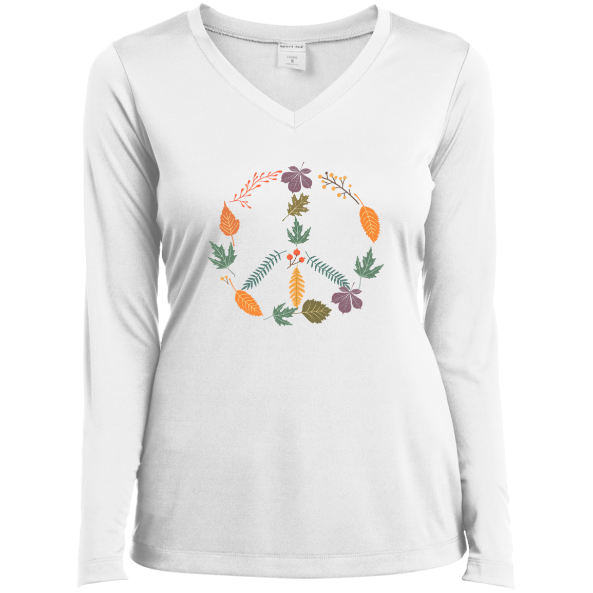 LST353LS Ladies’ Long Sleeve Performance V-Neck Tee