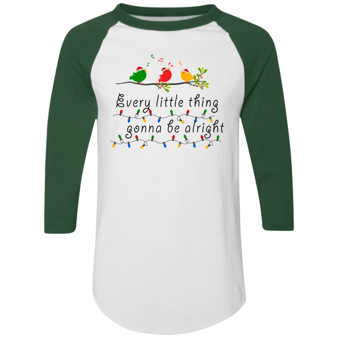 Little Birds 3/4 Sleeve Raglan T-shirts