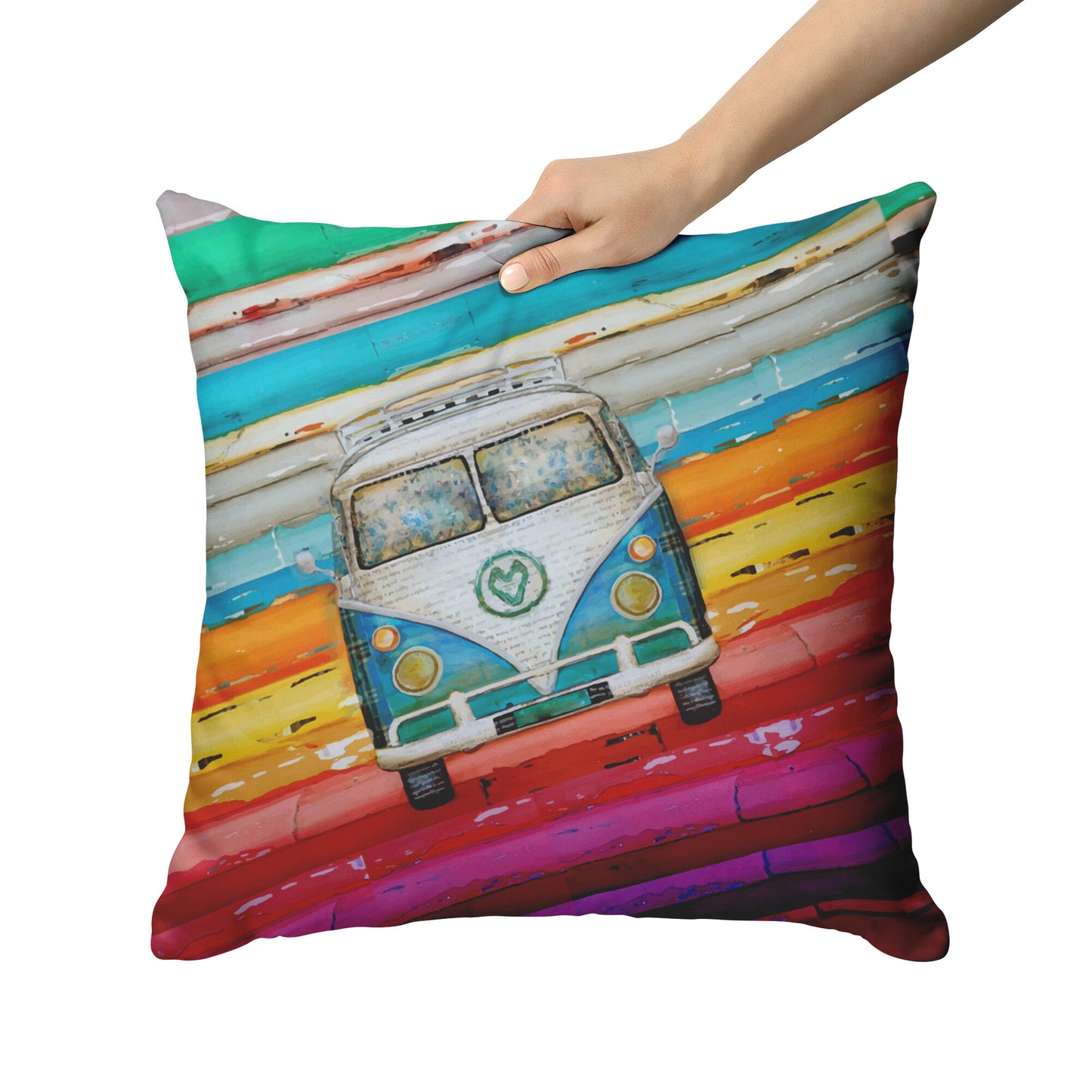 Groovy Hippie Van Pillows And Covers