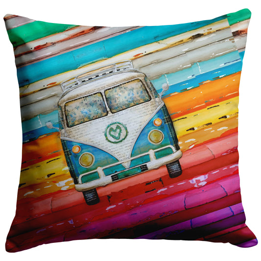 Groovy Hippie Van Pillows And Covers