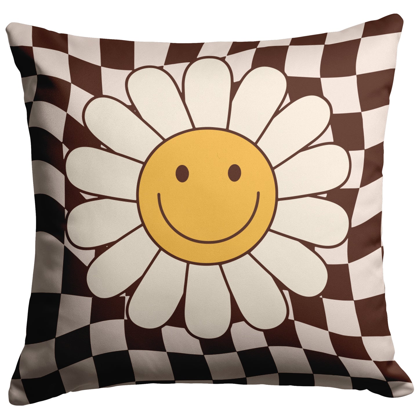 Happy Flower Retro Pillows And Covers