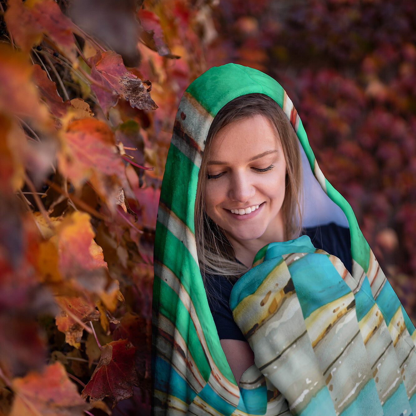 Hippie Van Hooded Blanket