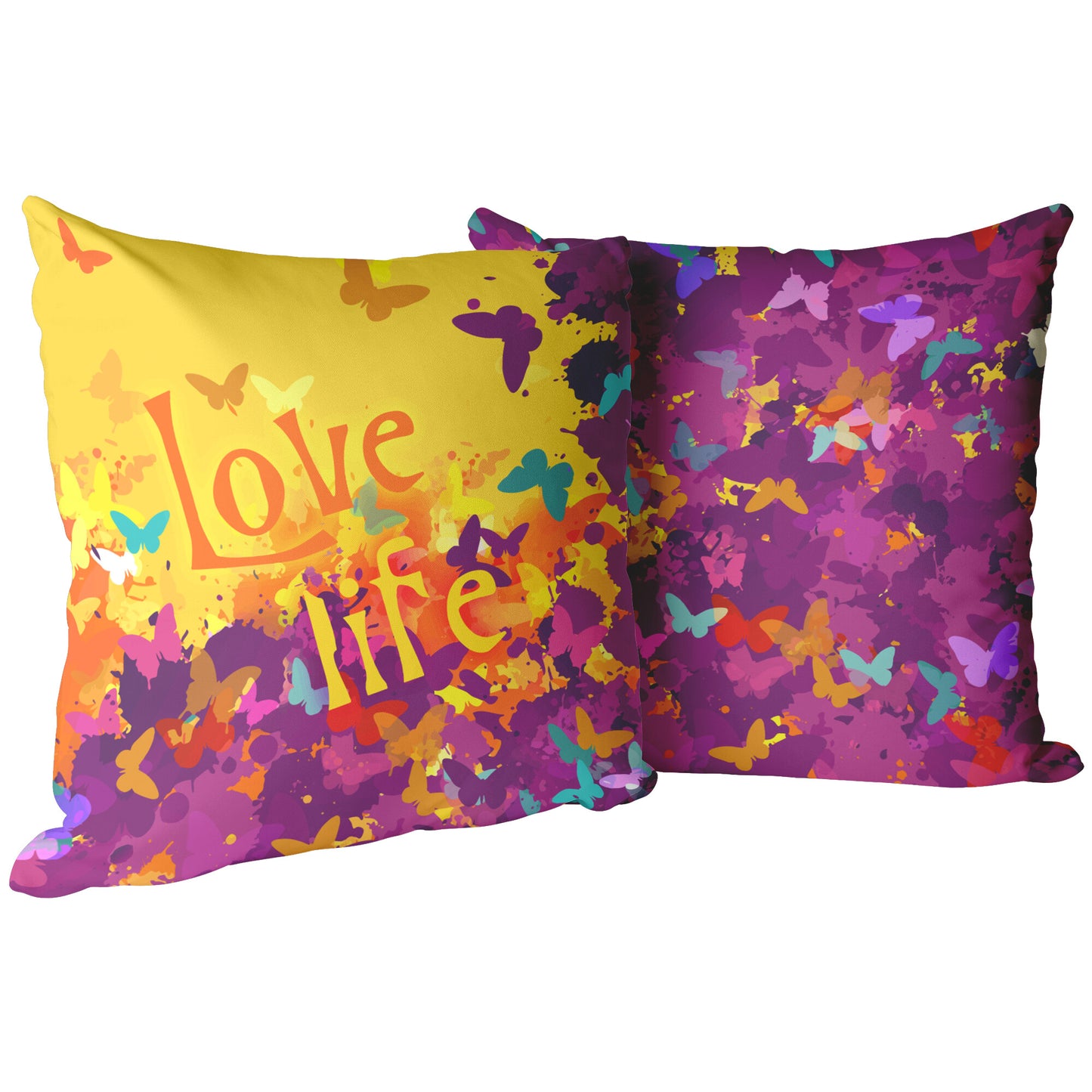 Love Life - Butterflies - Pillows And Covers
