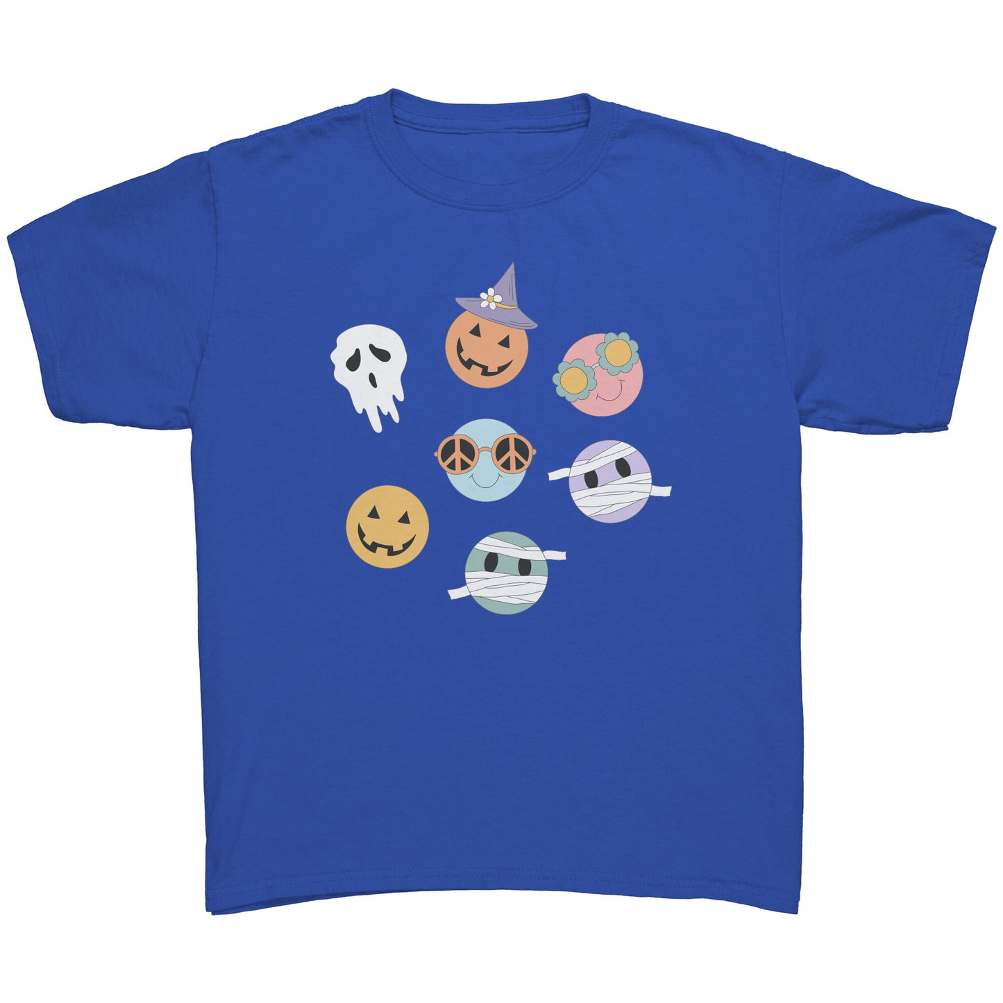 Mummy Smile Cute Halloween Youth Shirt