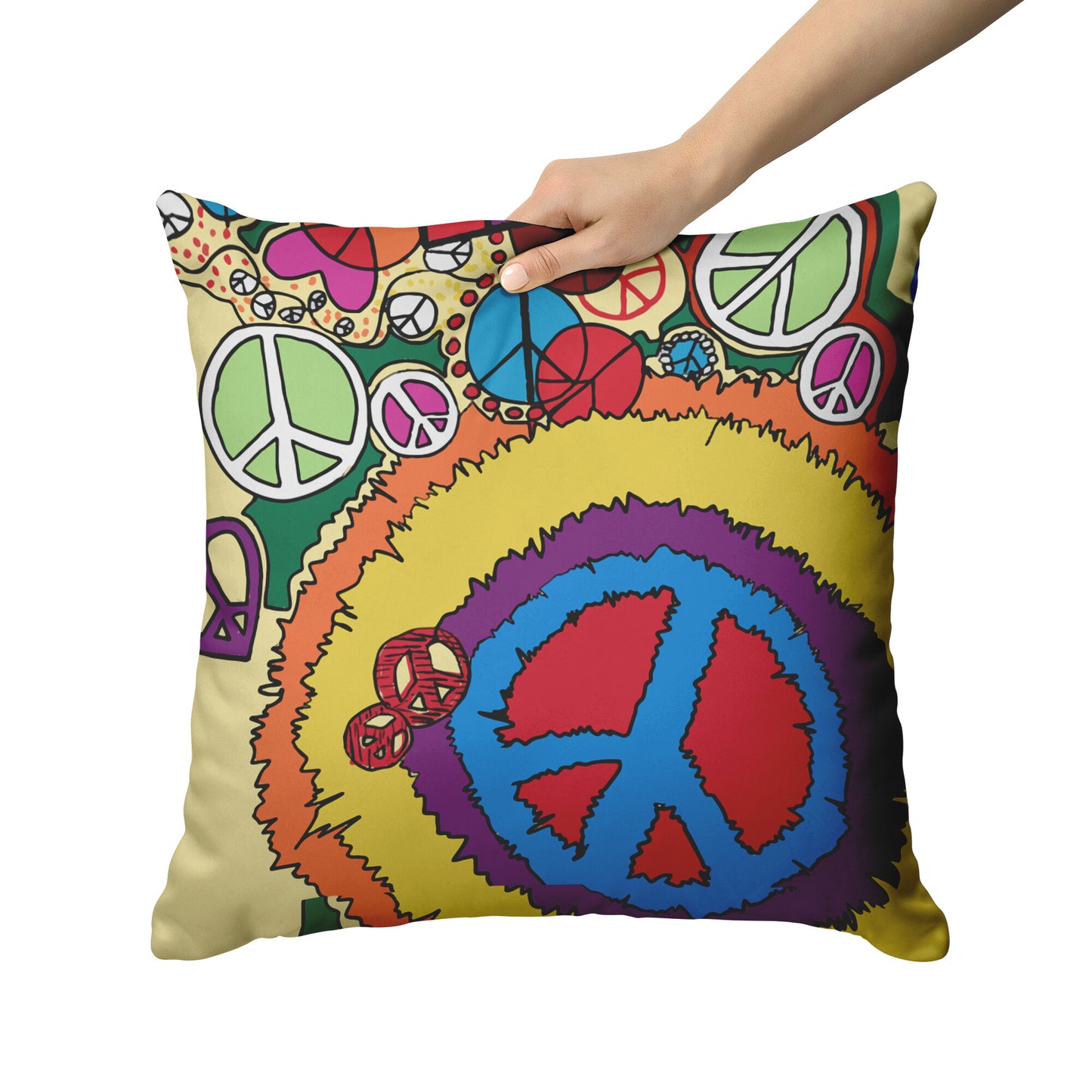 Peace And Love Pillows And Covers