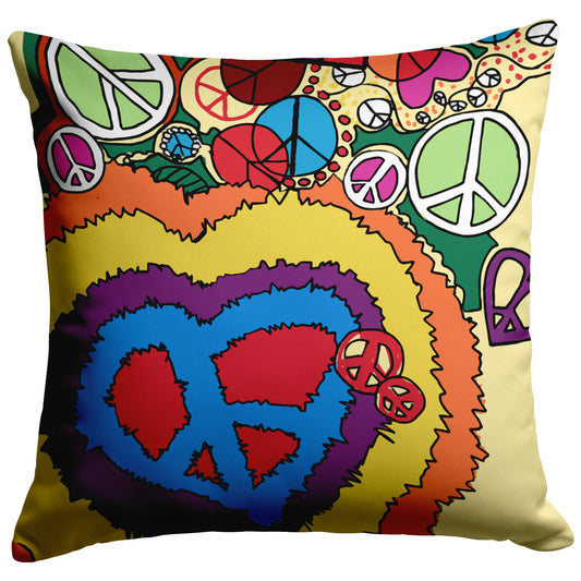 Peace And Love Pillows And Covers