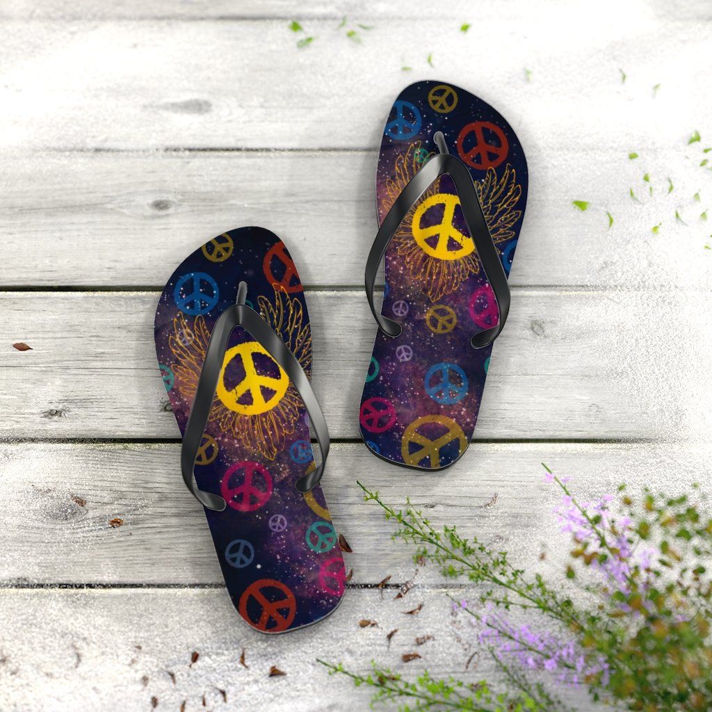 Dream Catcher Unisex Flip-Flops Shoes Printify