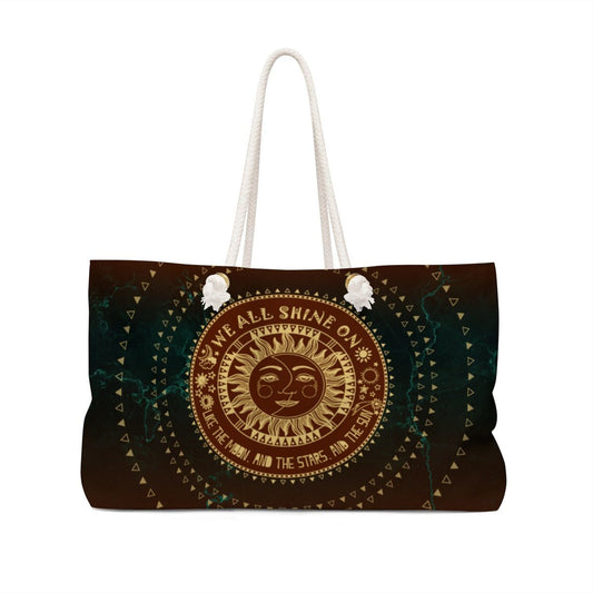 The Moon - The Stars - The Sun Weekender Bag Bags Printify