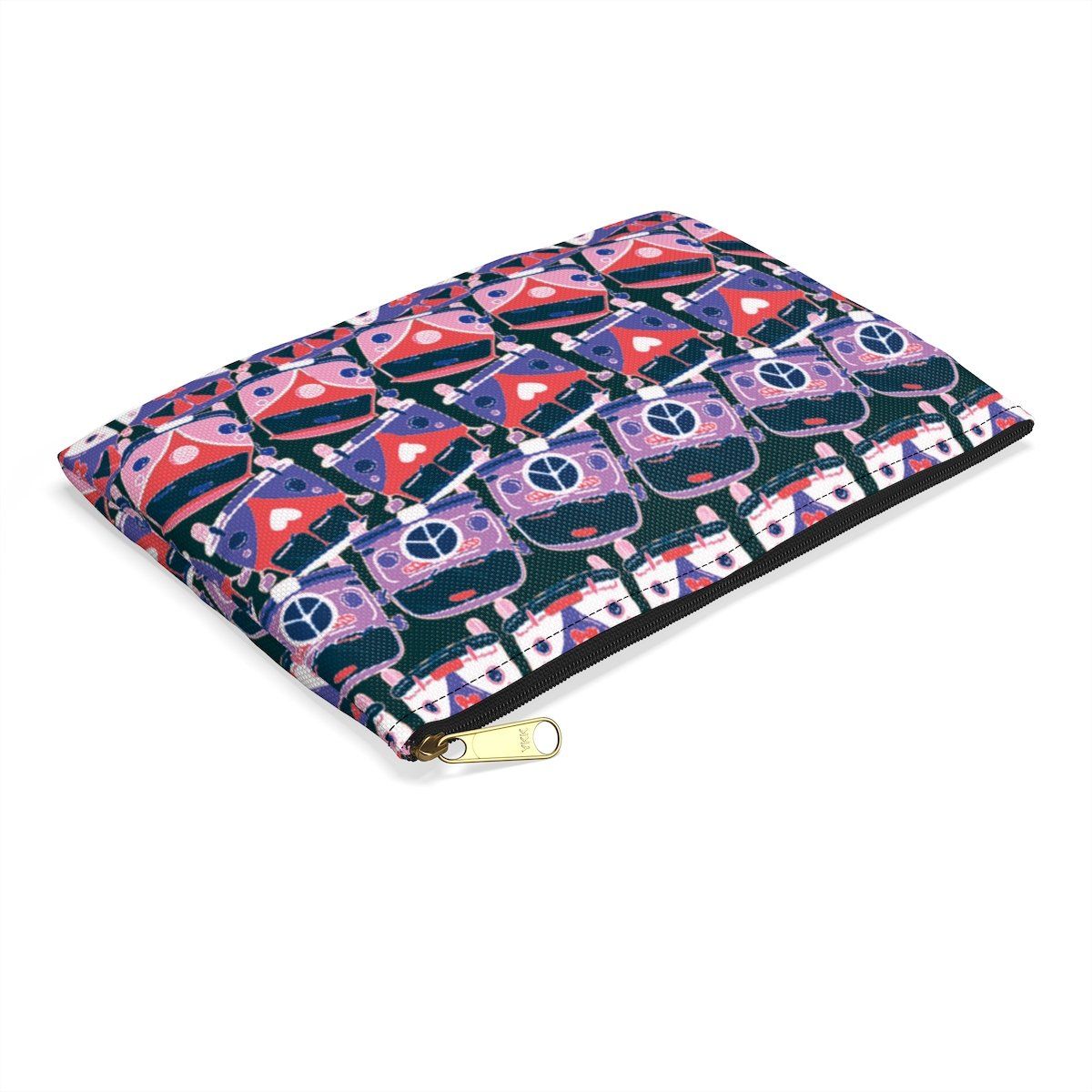 Hippie Van Accessory Pouch Bags Printify