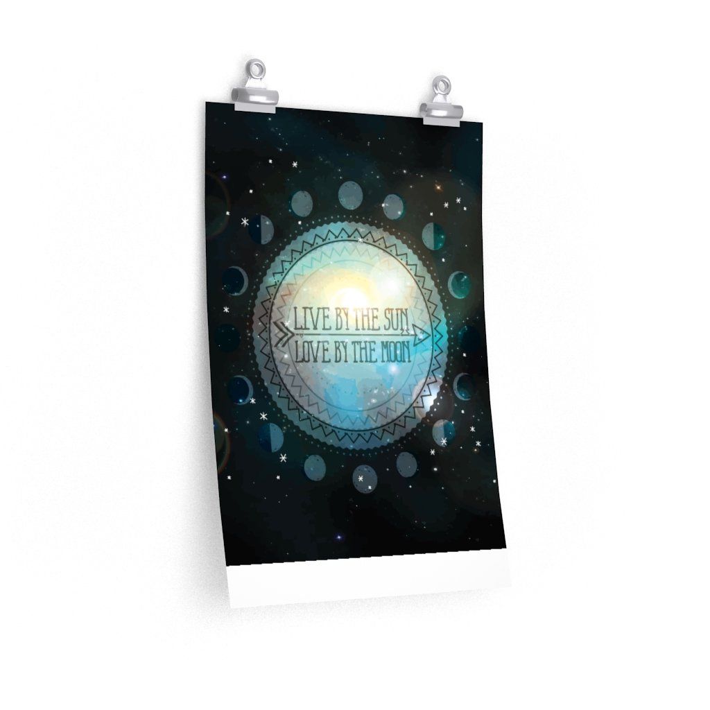 Live By The Sun - Premium Matte vertical posters Poster Printify 12β³ Γ 18β³ CG matt