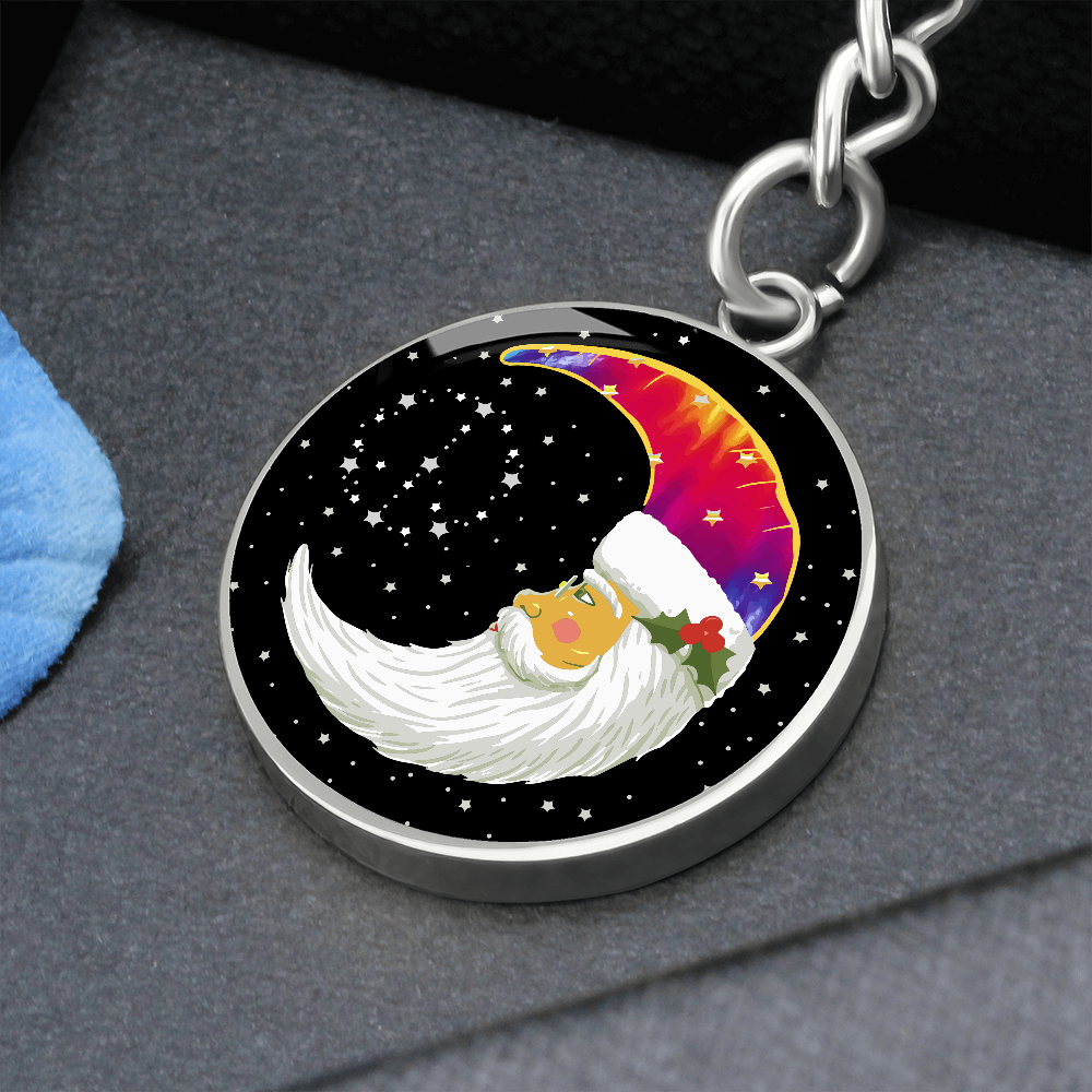 Moon Child Holiday Keychain