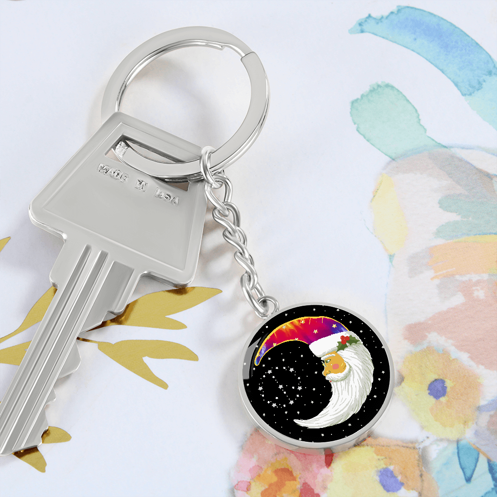 Moon Child Holiday Keychain