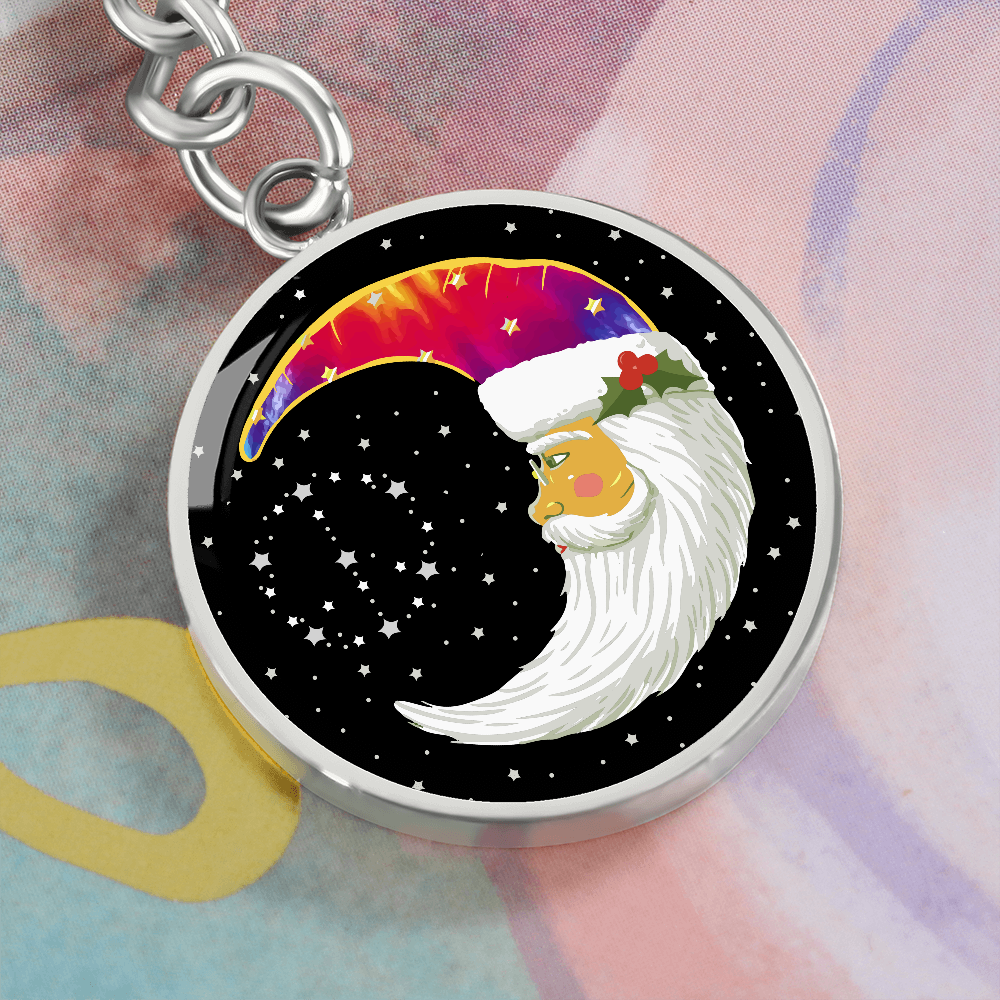 Moon Child Holiday Keychain