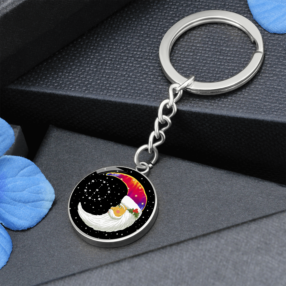 Moon Child Holiday Keychain