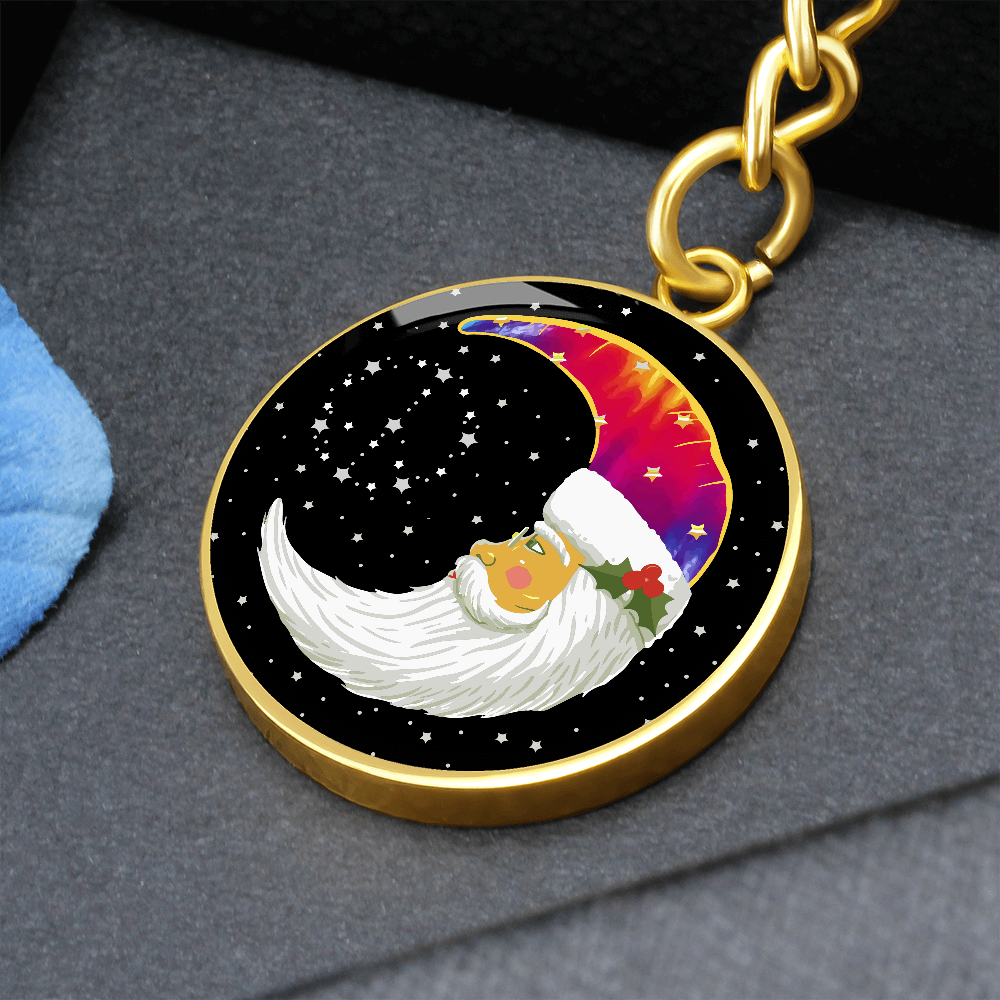 Moon Child Holiday Keychain