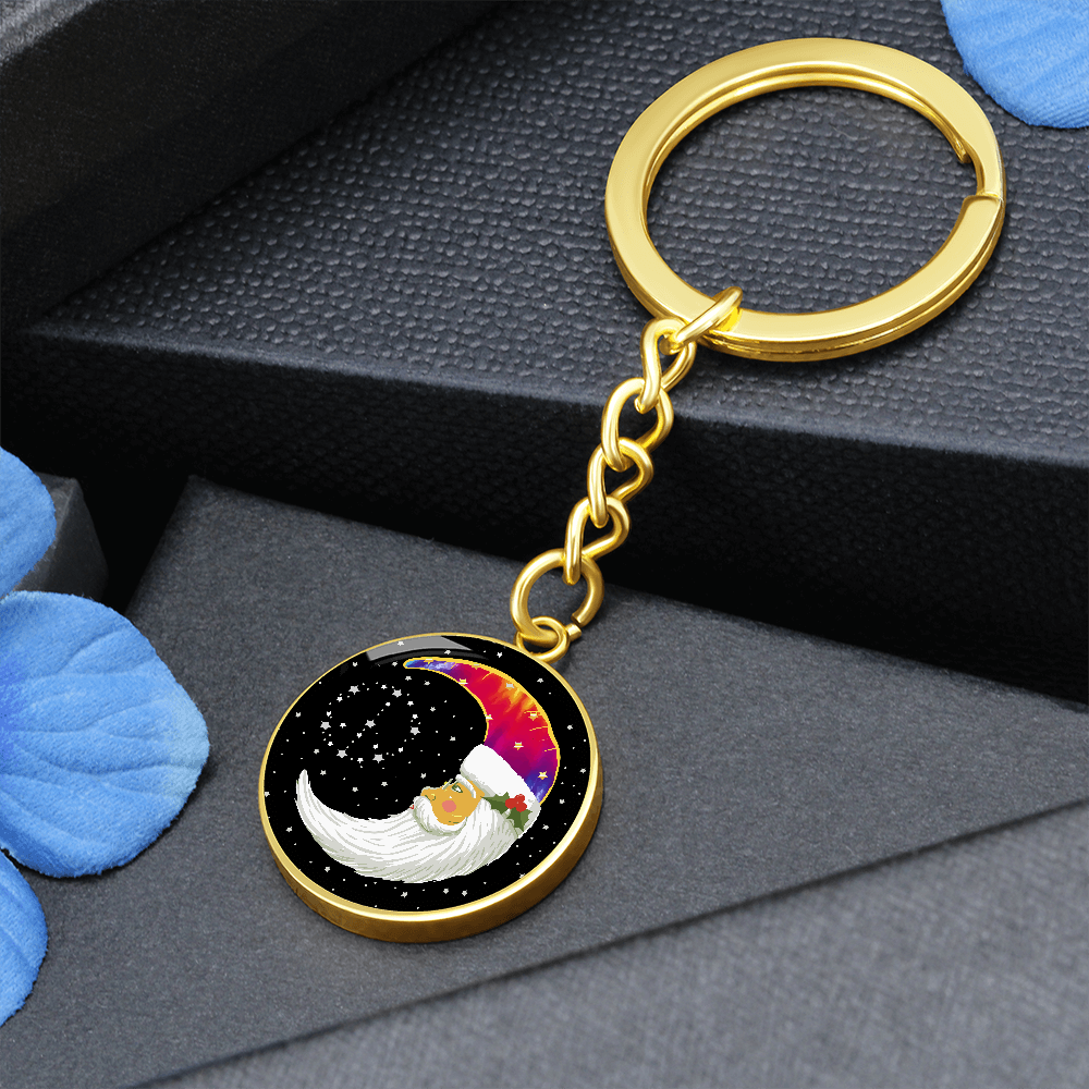 Moon Child Holiday Keychain